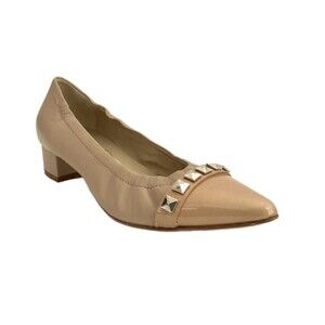 AGL Attilio Giusti Leombruni Leather Point toe Low Heel Flats Italy 5.5